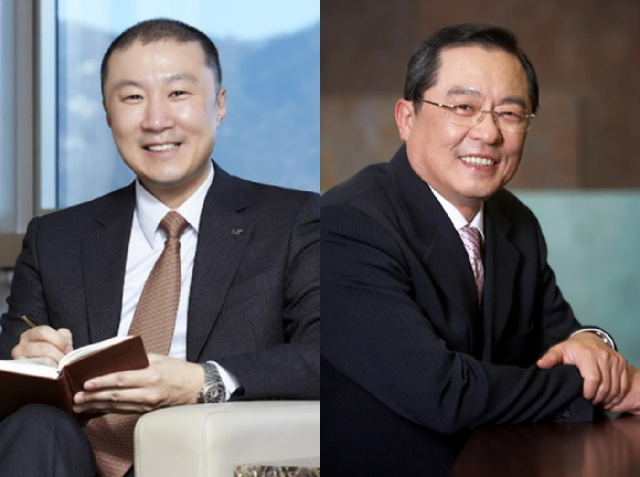 구자은(왼쪽) LS그룹 회장과 구자열 LS그룹 이사회 의장. [사진=LS]