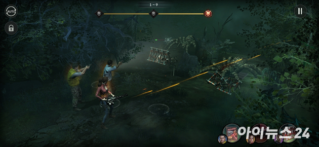 조이시티 '바이오하자드 서바이벌 유닛' 플레이 화면. [사진=박정민 기자]