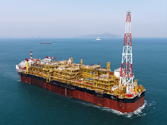 한화오션이 건조해 인도한 FPSO. [사진=한화오션]