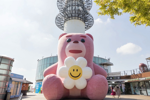 벨리곰, 남산서울타워 등장! 내달 1일까지 초대형 공공전시. [사진=롯데홈쇼핑]