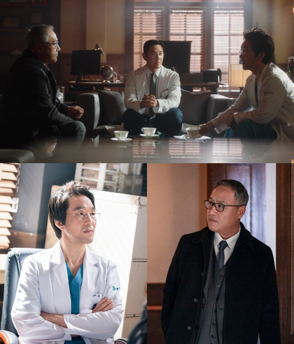 '낭만닥터 김사부3' 한석규와 이경영의 대립이 본격 시작된다. [사진=SBS]