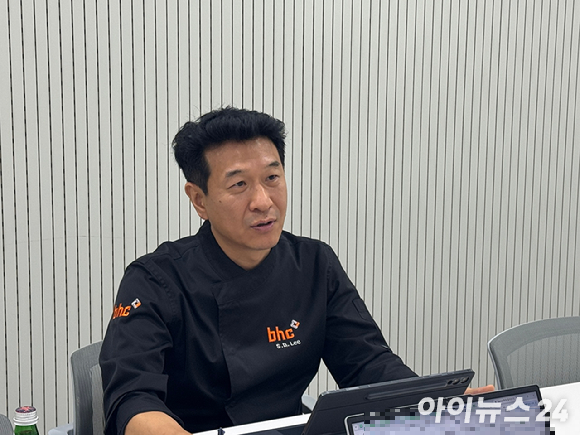 이석동 bhc 메뉴개발1팀장. [사진=전다윗 기자]