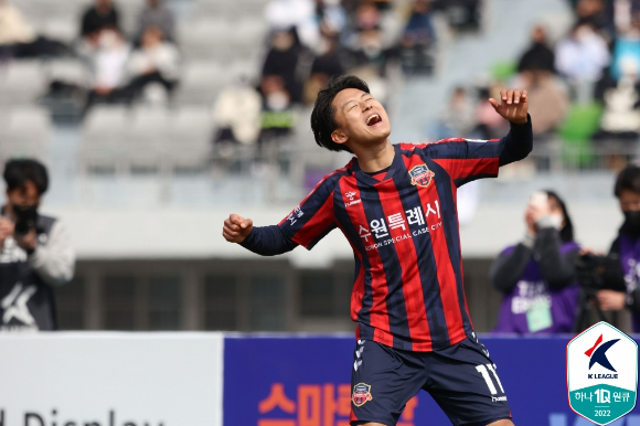 수원FC 이승우 [사진=한국프로축구연맹]
