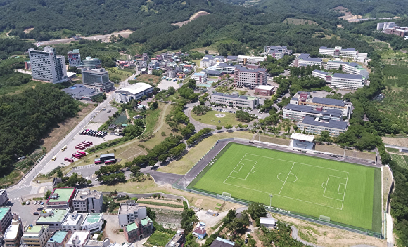 경북 경산시 하양에 소재한 경일대학교 전경 [사진=경산시]