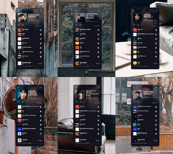 SF9 스페셜 앨범 'About Love'(어바웃 러브)의 프로모션 콘텐츠 'PLAYLIST : About Love'(플레이리스트 : 어바웃 러브) [사진=FNC엔터테인먼트]