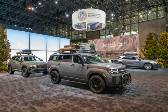 현대차가 1일(현지시간) '2026 뉴욕 국제 오토쇼'에서 '볼더'&nbsp;콘셉트를 세계 최초로 공개하고 있다. [사진=현대자동차]