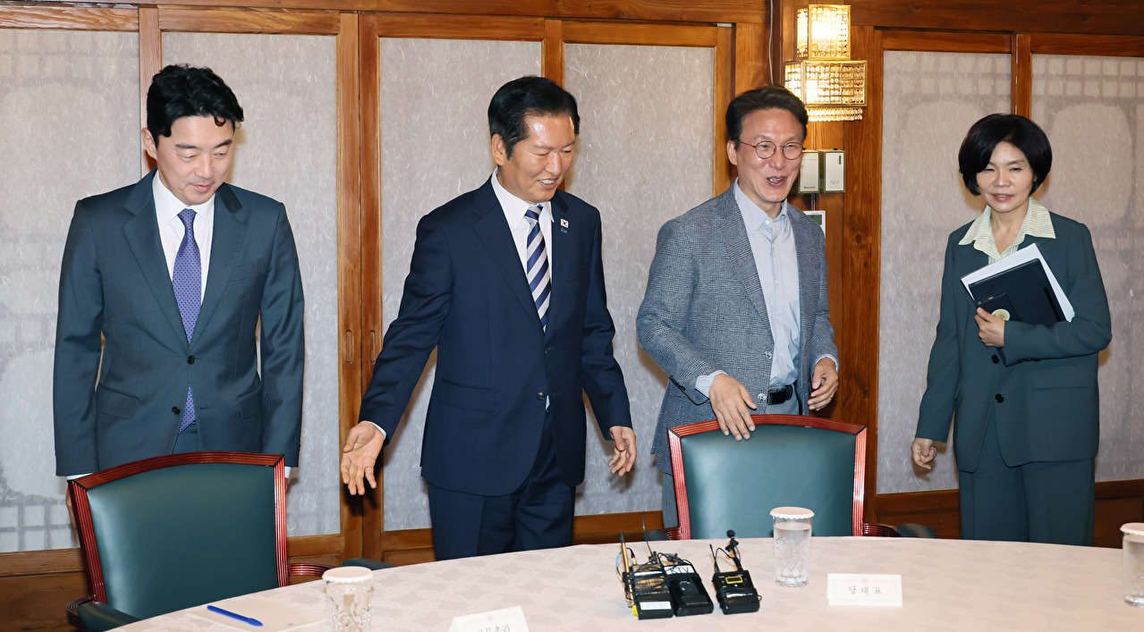고위당정협의회 참석하는 김민석 국무총리 [사진=연합뉴스]