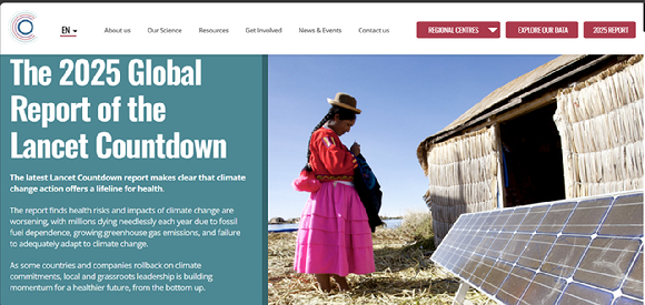 랜싯은 연례 보고서를 통해 기후변화 대책이 부재하면 매년 수백만 명이 희생될 수 있다는 보고서를 내놓았다. [사진=랜싯]