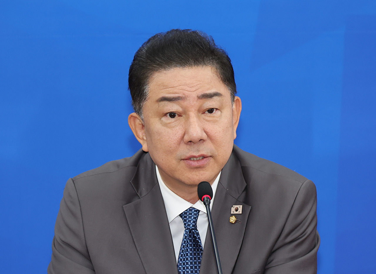 더불어민주당 김병기 원내대표가 4일 국회에서 열린 정책조정회의에서 발언하고 있다. 2025.9.4 [사진=연합뉴스]