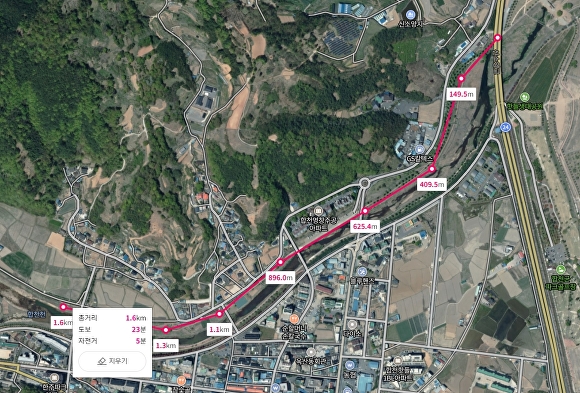  경상남도 합천군 안심가로등 설치 예정지 조감도. [사진=경상남도 합천군] 