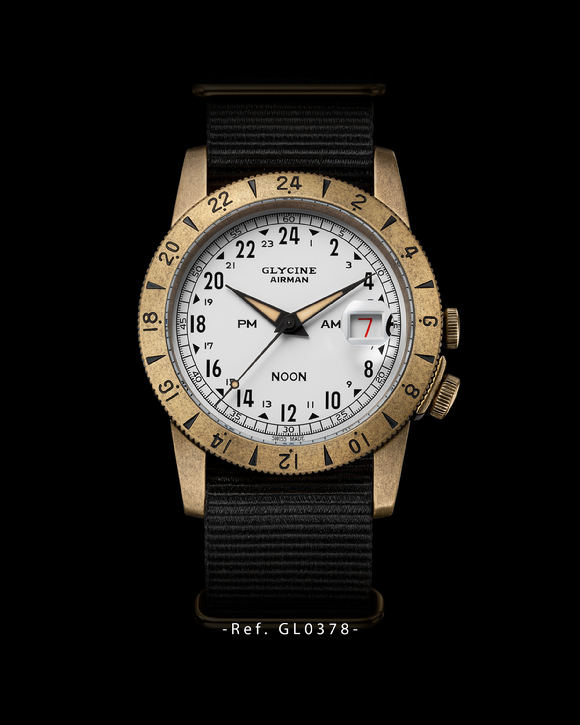 글라이신의 전설적인 컬렉션 중 하나인 에어맨(AIRMAN) [사진=글라이신]