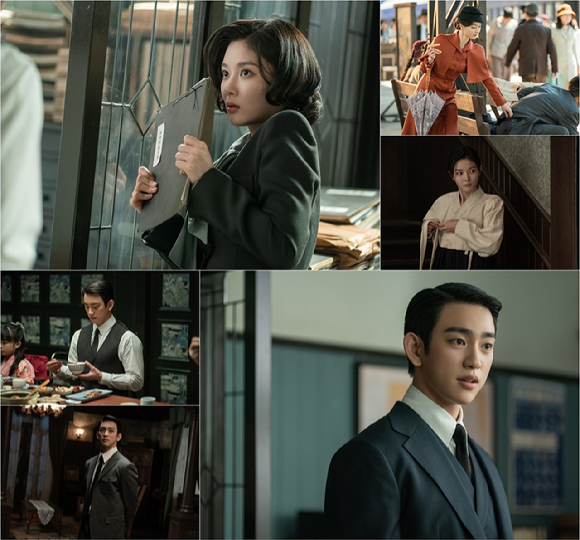 배우 김유정과 박진영이 tvN 토일드라마 '100일의 거짓말'에서 호흡을 맞추고 있다. [사진=tvN]