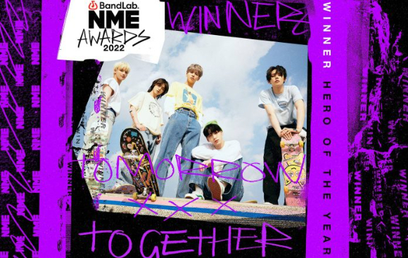 투모로우바이투게더가 영국 매거진의 'NME Awards 2022'에서 올해의 영웅으로 조명됐다. [사진=빅히트뮤직]