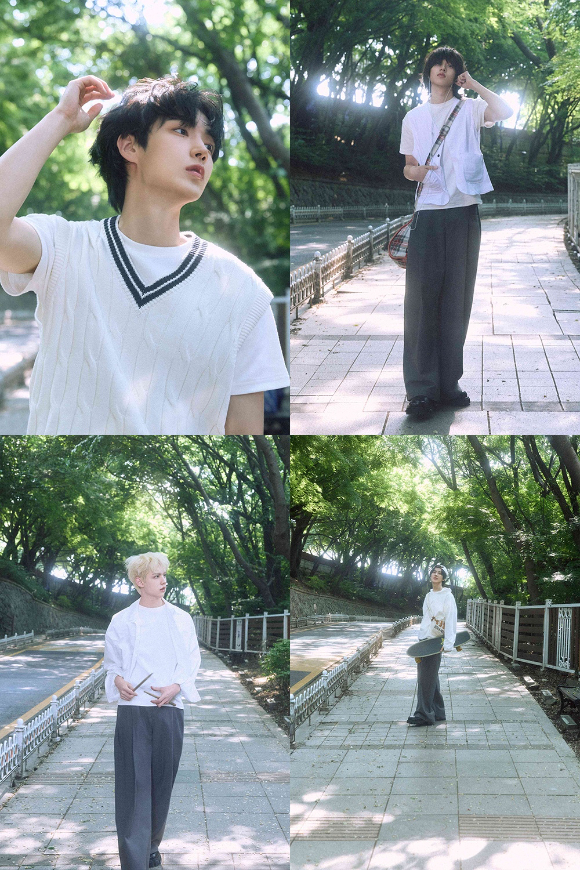 AxMxP의 데뷔 앨범이자 정규 1집 'AxMxP'의 첫 번째 콘셉트 포토 [사진=FNC엔터테인먼트]