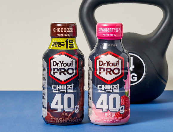 오리온 닥터유PRO 단백질드링크 40g 2종 제품 이미지. [사진=오리온]