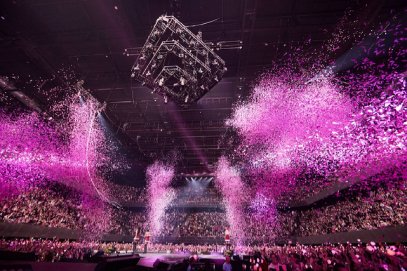 블랙핑크가 22일(현지시간) 네덜란드 암스테르담에 위치한 ZIGGO DOME에서 월드투어 'BLACKPINK WORLD TOUR [BORN PINK] AMSTERDAM'를 개최하고 팬들을 만났다. [사진=YG엔터테인먼트]