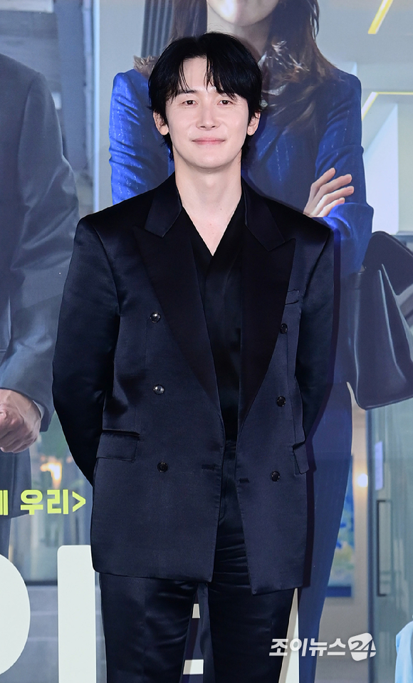 배우 김준한이 4일 오후 서울 CGV 용산아이파크몰에서 열린 영화 '인턴'(감독 김도영) 언론시사회에 참석하고 있다. [사진=정소희 기자]