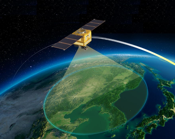  저궤도통신위성 이미지. [사진=KAI]