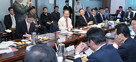 대구시와 대구 국회의원과의 예산협의회  [사진=대구시]