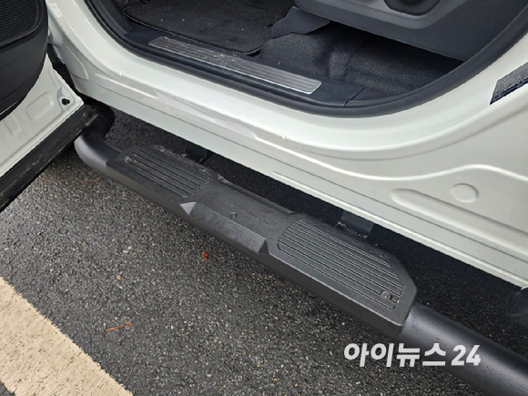 KGM 신형 '무쏘' 가솔린 모델. [사진=김종성 기자]