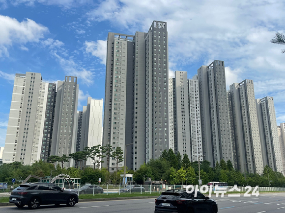 19일 오후 경기 화성시 동탄역롯데캐슬 전경. [사진=정승필 기자]