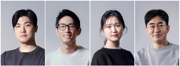 좌측부터 조길현 CEO, 배형욱 CBO, 이은지 CIPO, 임성택 CFO 내정자. [사진=데브시스터즈]