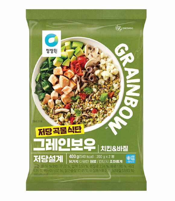 그래인보우 치킨&바질. [사진=대상]