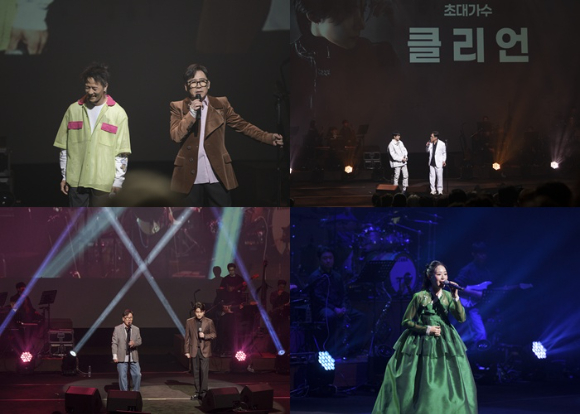 조관우가 부천시민회관 대공연장에서 단독콘서트 '2026 조관우 MUSIC &ndash; 가을의 기적'에서 노래하고 있다. [사진=윤스토리엔터테인먼트]