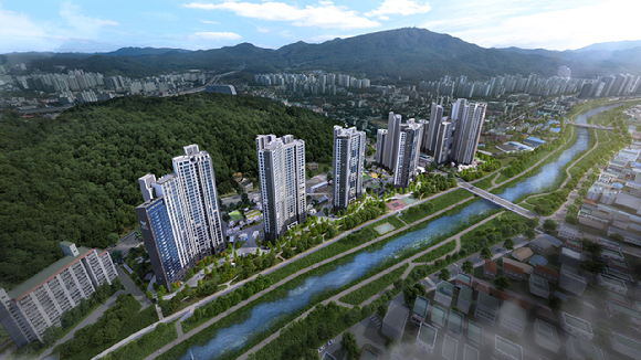 대전 롯데캐슬 더퍼스트 조감도. [사진=롯데건설]