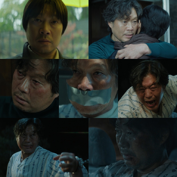 배우 유재명이 '노 웨이 아웃 : 더 룰렛'에서 김국호 역으로 열연하고 있다. [사진=방송화면 캡처]