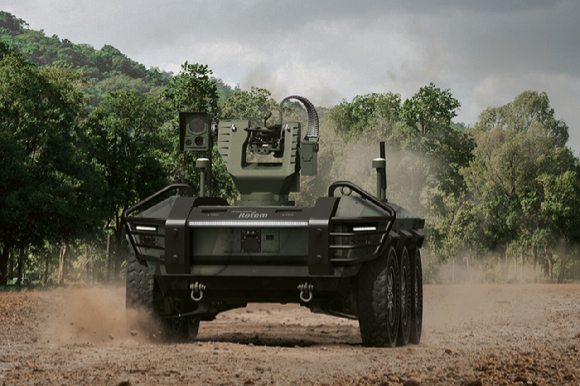 한화에어로스페이스의 다목적 무인차량 아리온스멧. [사진=한화에어로스페이스]