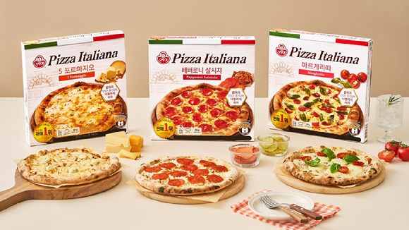 '피자 이딸리아나' 3종. [사진=오뚜기]