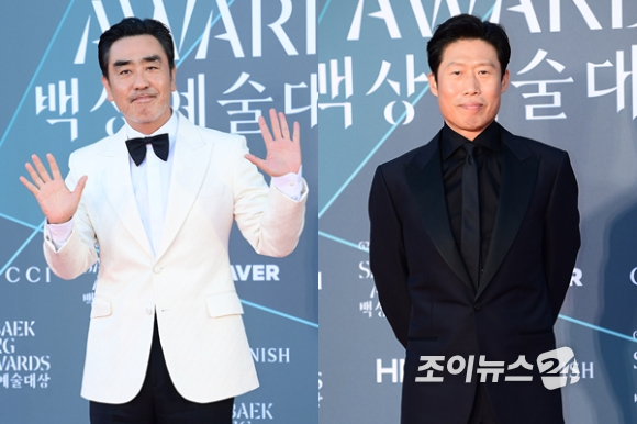 류승룡 유해진이 62회 백상예술대상에서 대상을 수상했다. [사진=정소희 기자]