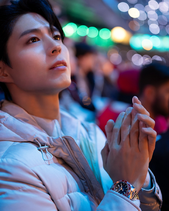 배우 박보검이 밀라노 코르티나 동계올림픽 공식 행사를 빛냈다. [사진=오메가 ]