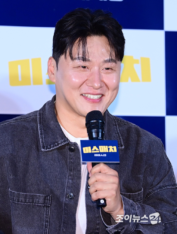 배우 오대환이 9일 오후 서울 롯데시네마 건대입구점에서 열린 영화 '미스매치'(감독 손태웅) 언론시사회에 참석하고 있다. [사진=정소희 기자]