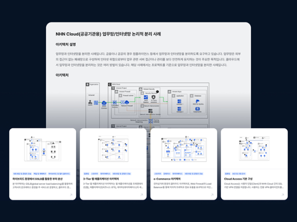 NHN클라우드는 클라우드 구축 경험과 기술 역량을 고객이 보다 직관적으로 이해할 수 있도록 공식 홈페이지를 전면 개편했다고 24일 밝혔다. [사진=NHN클라우드]