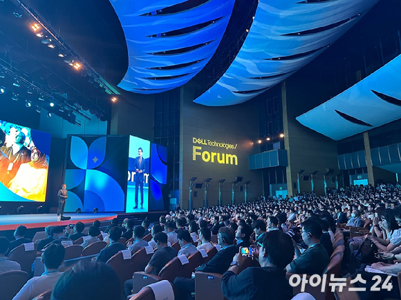 델 테크놀로지스는 22일 서울 강남구 코엑스 오디토리움에서 '델 테크놀로지스 포럼 2023'을 개최했다. [사진=박진영 기자]