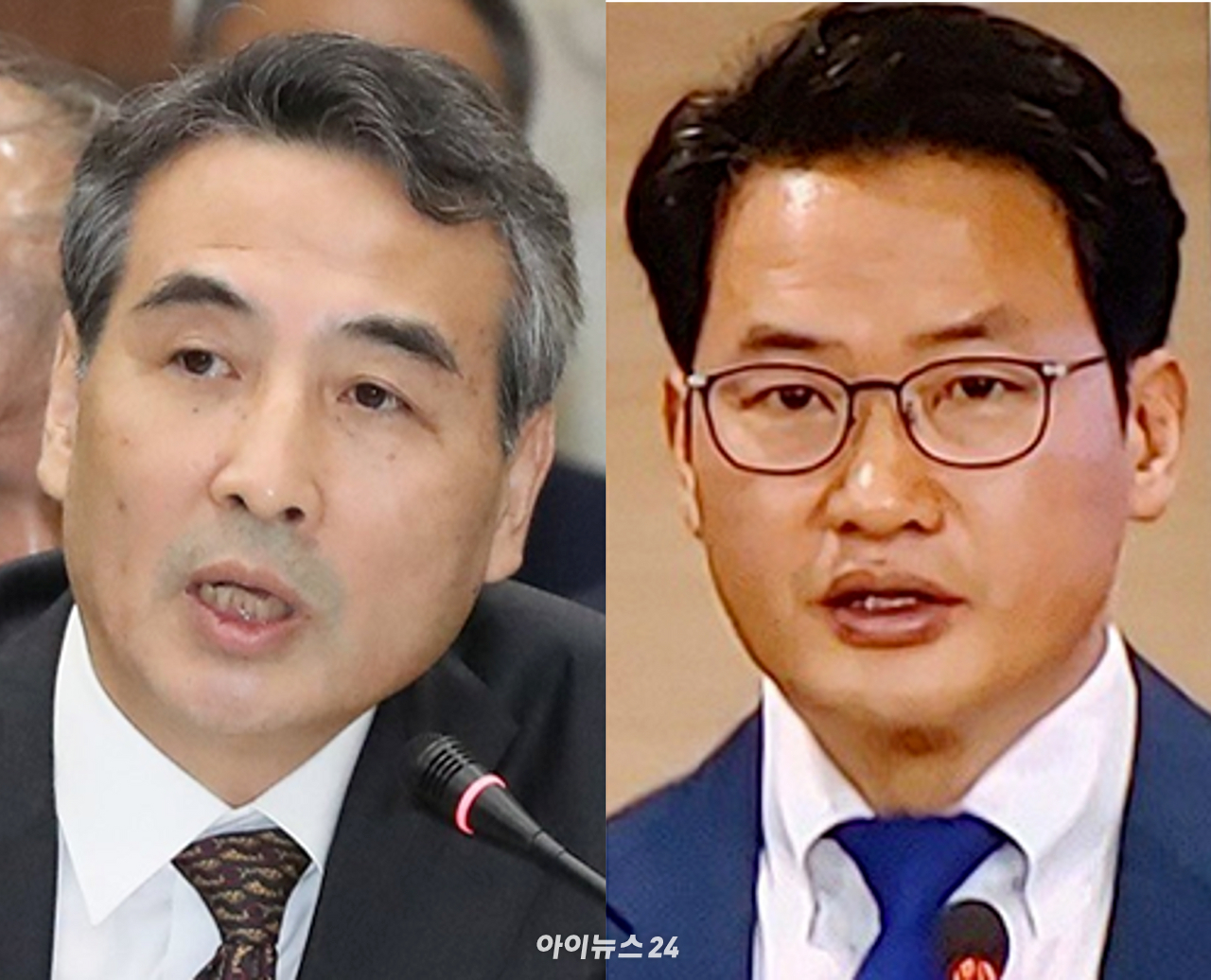 사진 왼쪽부터 내란특검 후보자로 추천된 조은석 전 감사원장 직무대행(민주당 추천), 한동수 전 대법원 재판연구관(혁신당 추천) [사진=아이뉴스24 DB]