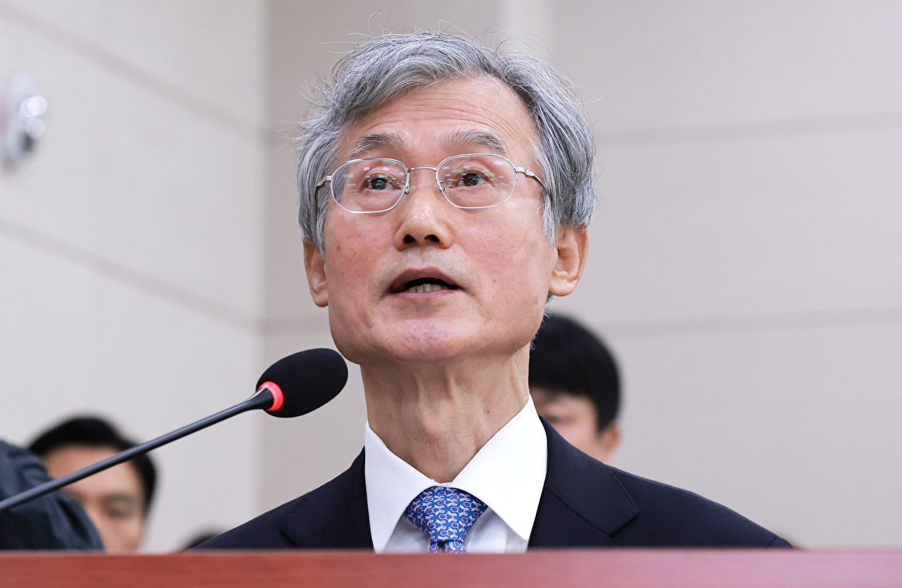 조희대 대법원장이 6일 국회 법제사법위원회에서 열린 대법원 등에 대한 국정감사에서 인사말하고 있다. 2026.10.6 [사진=연합뉴스]