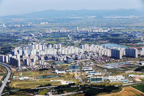 완주군 이서면 전북혁신도시 전경  [사진=완주군 ]