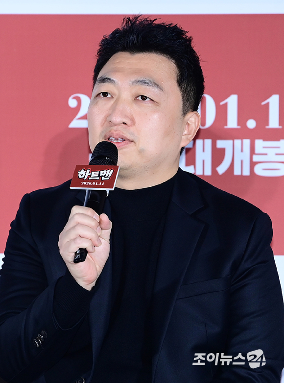 배우 권상우가 11일 오전 서울 광진구 자양동 롯데시네마 건대입구점에서 열린 영화 '하트맨'(감독 최원섭) 제작보고회에 참석하고 있다. [사진=정소희 기자]