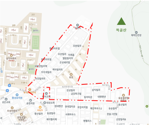 금천구 시흥4동 1 일대 [사진=서울시]