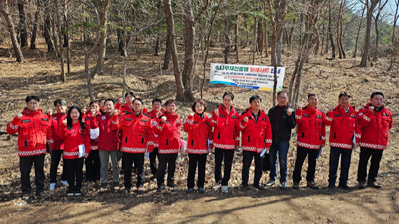 경북 경주시에서 소나무재선충병 방제현장 점검이 진행됐다. [사진=산림청]