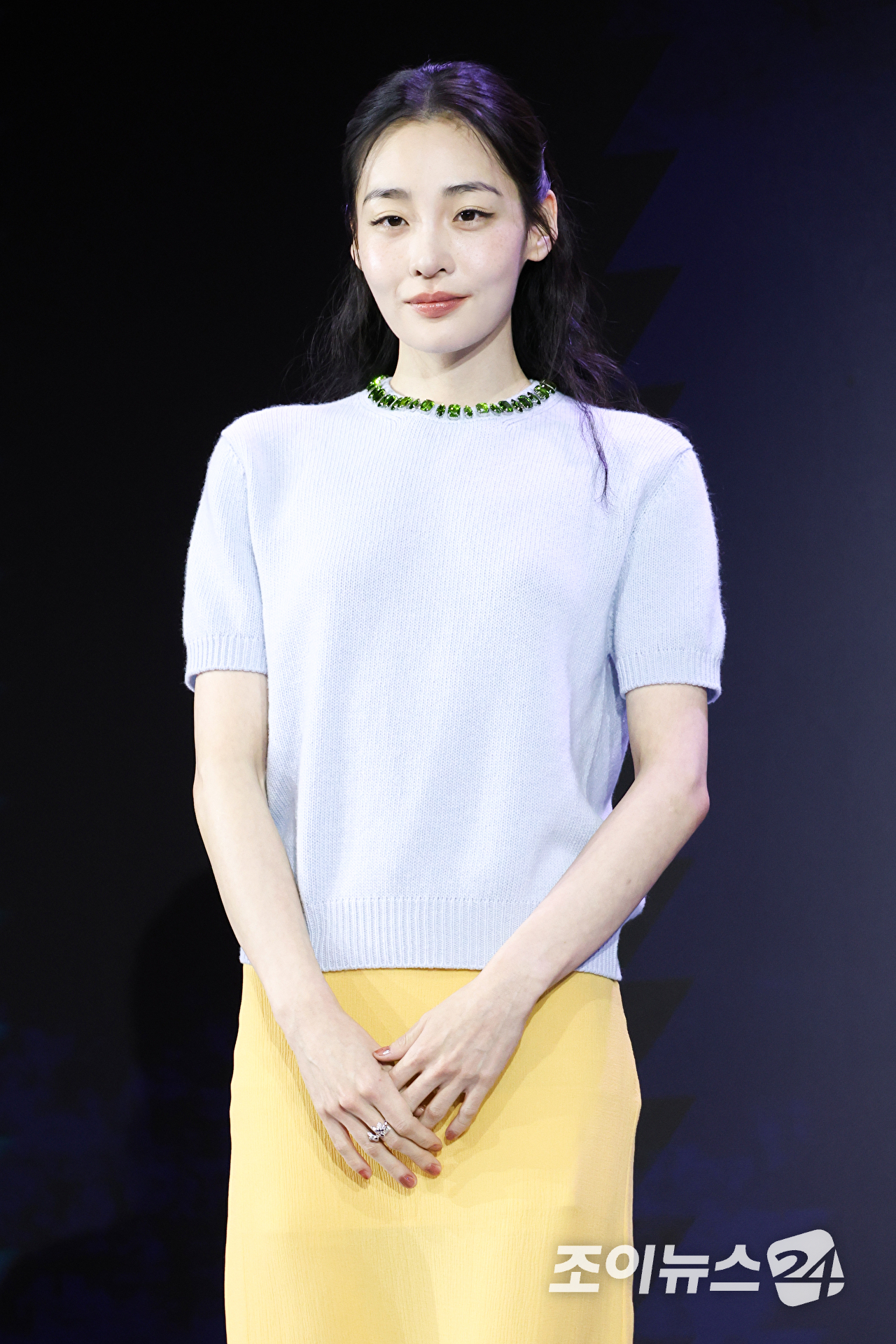 배우 김민하가 28일 오전 서울 영등포구 여의도 페어몬트 앰배서더 서울 호텔에서 진행된 넷플릭스 '꿀알바' 제작발표회에 참석해 포즈를 취하고 있다. [사진=문수지 기자]