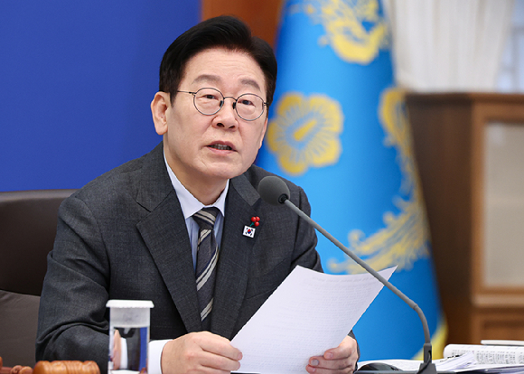 이재명 대통령이 20일 청와대에서 열린 국무회의에서 발언하고 있다. 2026.1.20 [청와대통신사진기자단] [사진=연합뉴스]