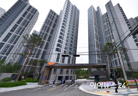 충남 천안 원성동 'e편한세상 천안역' 전경 [사진=독자 제공]