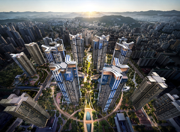 디에이치 목동 에세르 조감도 [사진=현대건설]