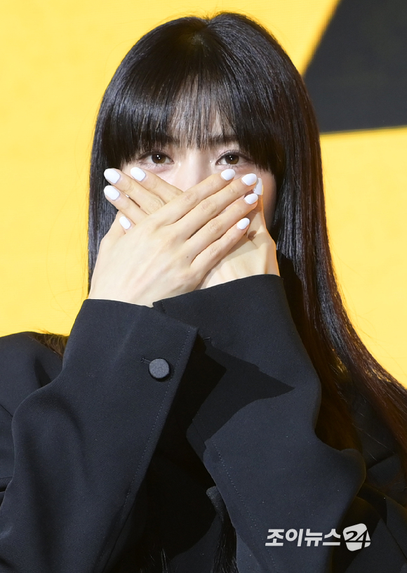 배우 나나가 16일 오전 서울 종로구 JW메리어트 동대문 스퀘어 서울에서 열린 넷플릭스 시리즈 '마스크걸' 제작발표회에 참석하고 있다. [사진=정소희 기자]