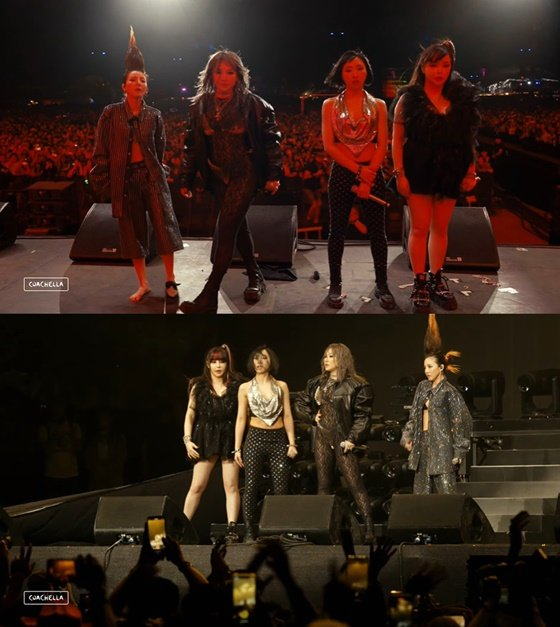 6년 4개월만에 완전체로 무대에 오른 2NE1 [사진=CL 인스타그램]