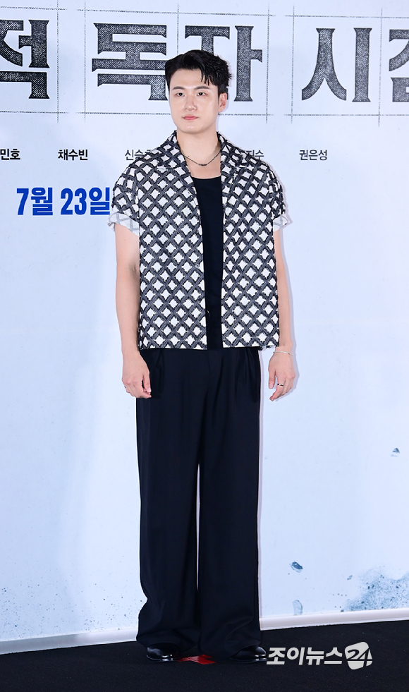 배우 신승호가 15일 오후 서울 삼성동 메가박스 코엑스에서 열린 영화 '전지적 독자 시점'(감독 김병우) 언론시사회에 참석하고 있다. [사진=정소희 기자]